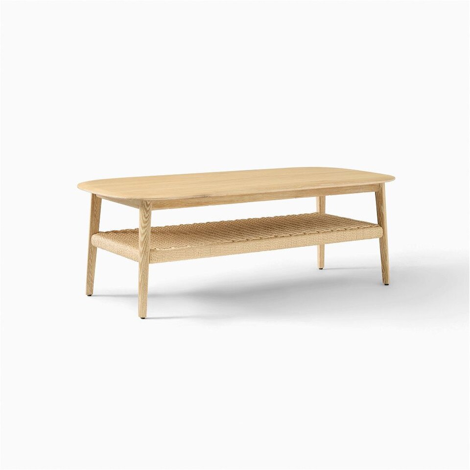 Chadwick MidCentury Rectangle Coffee Table (122 cm) West Elm Australia